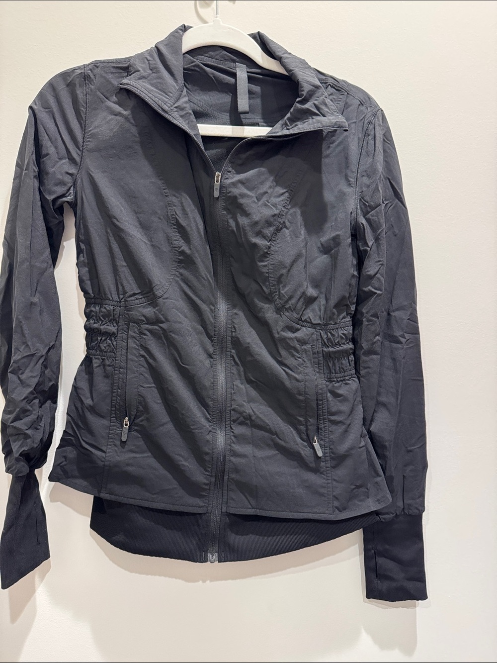 lululemon athletica Sights Seen Black Zip-Up Lightweight Utility Jacket